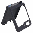 Pouzdro pro Samsung Galaxy Z Flip6 5G, Aramid Fiber Cover, černé