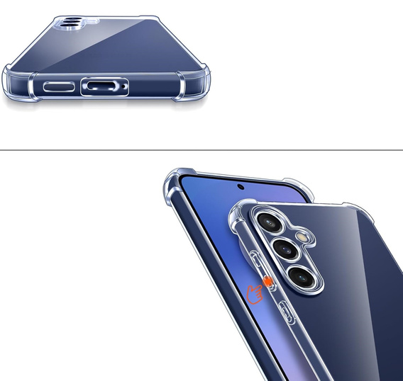 Pouzdro pro Samsung Galaxy S25 FE, Dropproof, průhledné