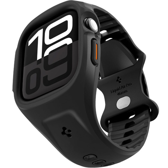 Etui Pasek SPIGEN do Apple Watch 4/5/6/7/SE 44/45mm, Rugged Armor Pro, Charcoal Grey