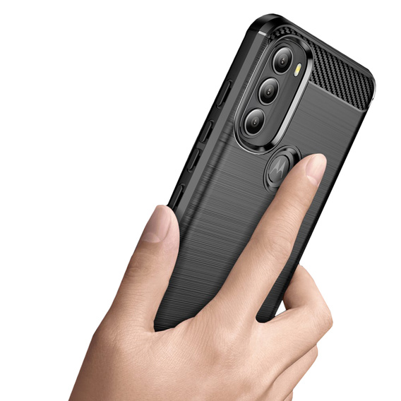 Pouzdro pro Motorola Moto G71 5G, Carbon, černé