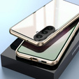 Pouzdro pro Samsung Galaxy A26, Magnetic Dual Glass, zlaté