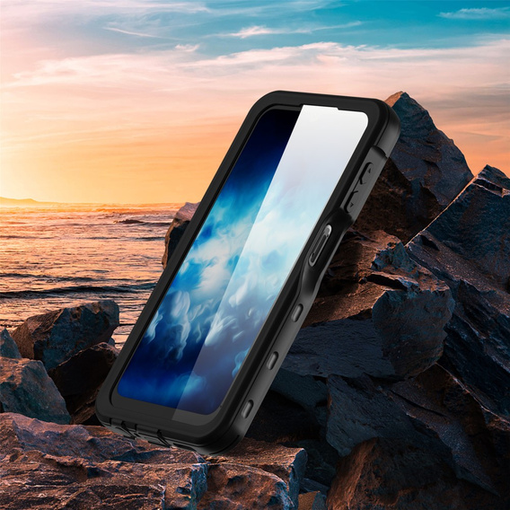 Vodotěsné pouzdro IP68 pro Samsung Galaxy A25 5G, Redpepper, černé