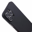 Pouzdro pro iPhone 15 Pro Max, Aramid Fiber Cover, černé