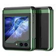 Pouzdro pro Samsung Galaxy Z Flip7 FE / Z Flip6, PC Case, transparentní / zelené