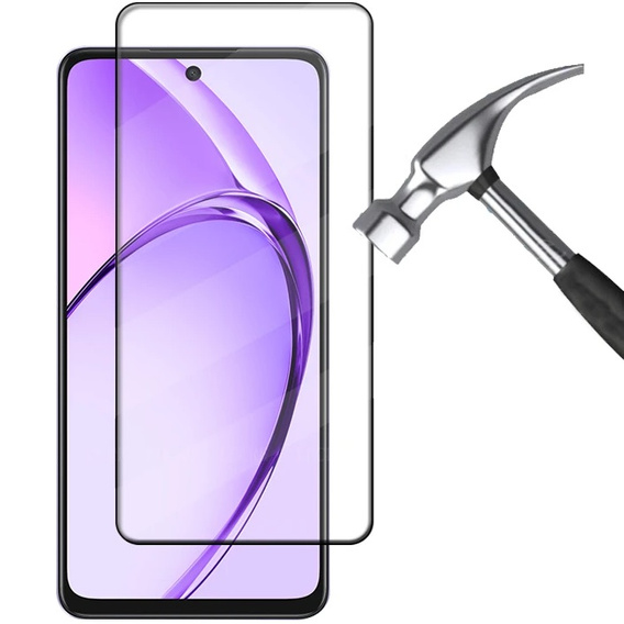 3D tvrzené sklo pro Oppo A40 / Oppo A40m, černý rámeček