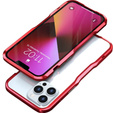Pouzdro LUPHIE pro iPhone 13 Pro, Armor Bumper, červené