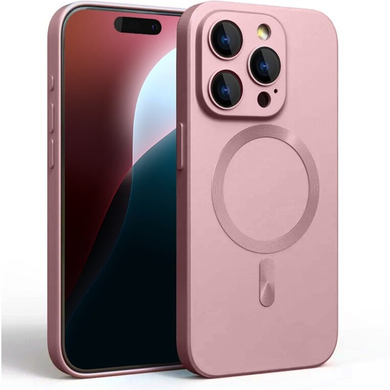 Pouzdro pro iPhone 16 Pro Max, ColorMag, pro MagSafe, růžové
