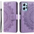 Klopové pouzdro pro Xiaomi Redmi Note 12 4G, Mandala, fialové