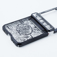 Pouzdro pro Samsung Galaxy Z Flip 5 5G, Mechanical Legend, černé