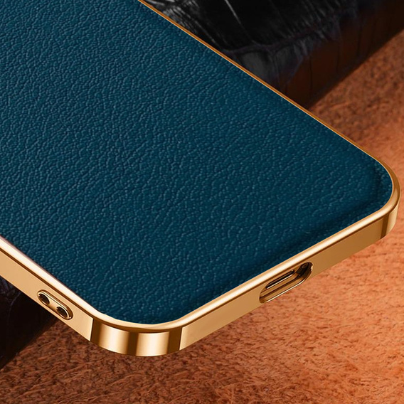 Pouzdro pro Samsung Galaxy A13 4G, Cowhide Leather, zelené