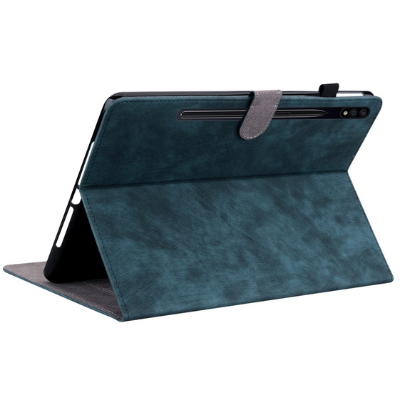 Pouzdro pro Samsung Galaxy Tab S9, Wallet Pen Slot, modré