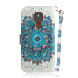 Klopové pouzdro pro Motorola Moto G9 Play/E7 Plus, Wallet, Mandala Flower