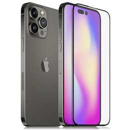 3D tvrzené sklo pro iPhone 14 Pro, černé