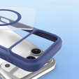 Pouzdro Dux Ducis pro iPhone 17 Pro Max, Skin X Pro, s klopou, pro MagSafe, tmavě modré