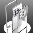 Pouzdro pro OnePlus 13R, Frame Case, stříbrné
