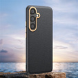 Kožené pouzdro pro Samsung Galaxy S25+ Plus, leather hybrid, šedé