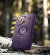 Pancéřové pouzdro pro Samsung Galaxy S25+ Plus, Dexnor CamProtect MagSafe, fialové (dva rámečky)