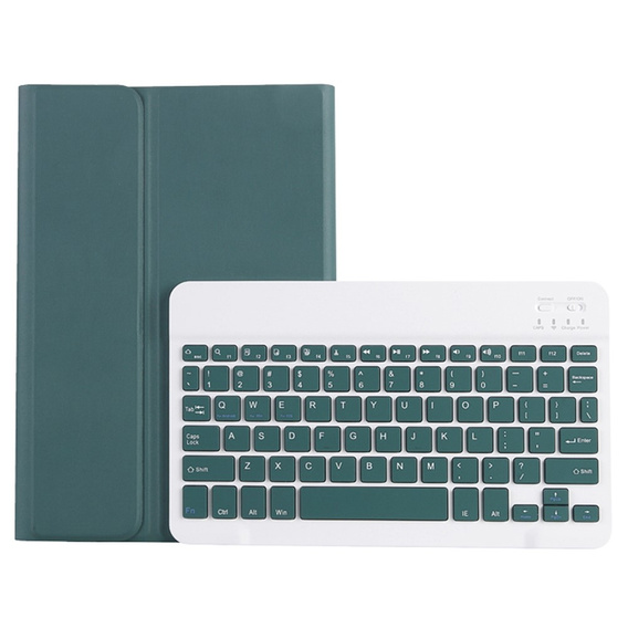 Pouzdro s bluetooth klávesnicí pro Xiaomi Pad 7 / 7 Pro, zelené