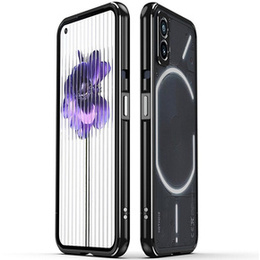 Pouzdro pro Nothing Phone (2), Armor Bumper, s krytem objektivu, černá / stříbrná