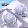 Silikonové pouzdro s motivem kočičí tlapky s kroužkem na klíče pro Apple AirPods Pro 3