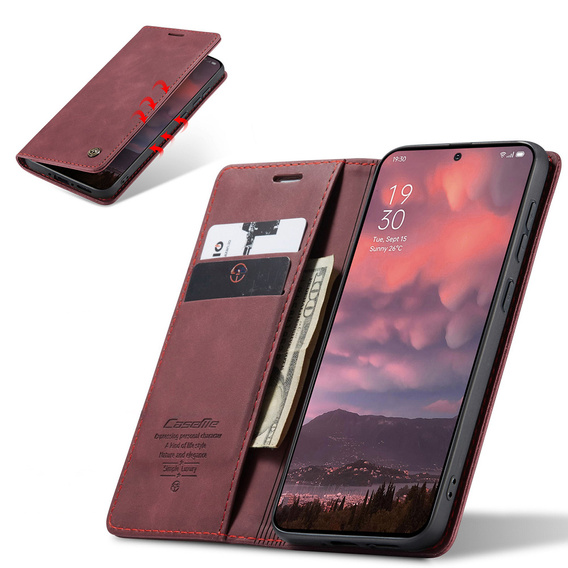 CASEME pouzdro s klopou typu peněženka pro OnePlus 15