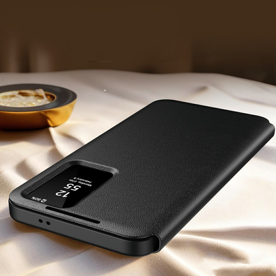 Flipové pouzdro pro Samsung Galaxy A56 5G, Smart View Wallet, černé