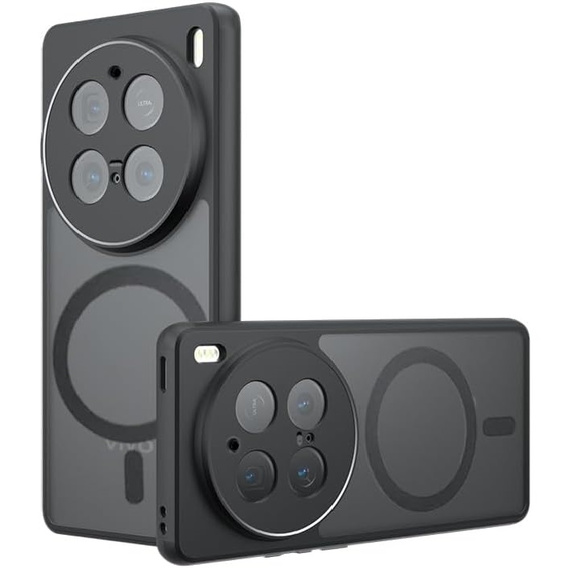 Pouzdro pro Vivo X200 Pro 5G, pro MagSafe, ERBORD Matt Case, černý