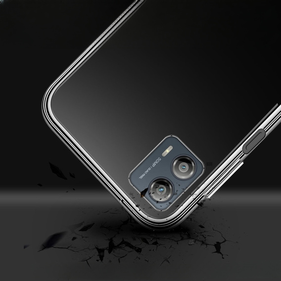Pouzdro MOFI pro Motorola Moto G53 5G, tenké, průhledné