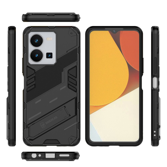 Pouzdro pro Vivo Y35 4G, Military kickstand, černé
