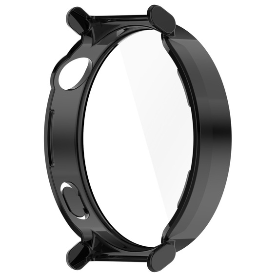 Pouzdro 2v1 + tvrzené sklo pro Huawei Watch GT 5 Pro 42mm, černé
