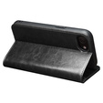 Flipové pouzdro pro Iphone 16E, QIALINO Leather Wallet, černé