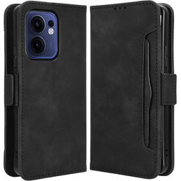 Klopové pouzdro pro Oppo Reno 13F / Oppo Reno 13FS, Card Slot, černé