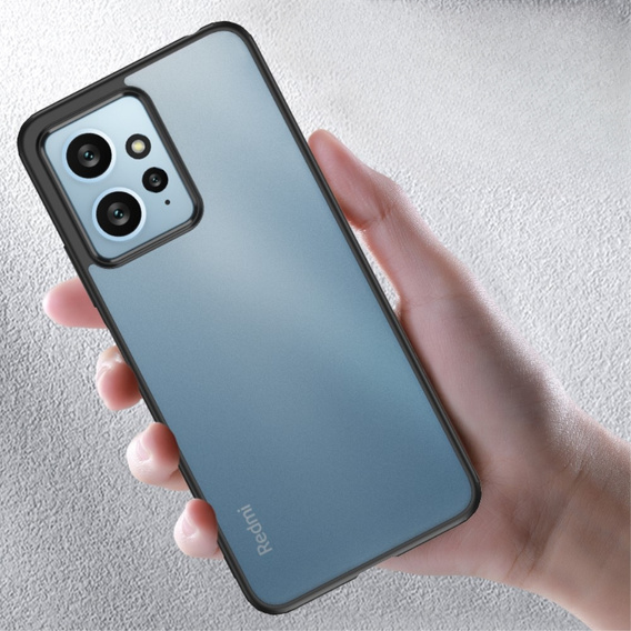 Pouzdro pro Xiaomi Redmi Note 12 4G, Fusion Hybrid, transparentní / černé