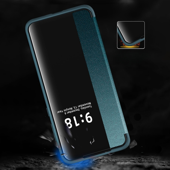 Flipové pouzdro pro Huawei P60 Pro, Side View, modré