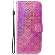 Klopové pouzdro pro Oppo A17, Wallet mandala, růžové