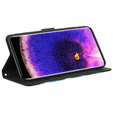 Klopové pouzdro pro Oppo A17, Wallet, Marble modré