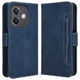 Klopové pouzdro pro Oppo A40 / Oppo A40m, Card Slot, námořnicky modré