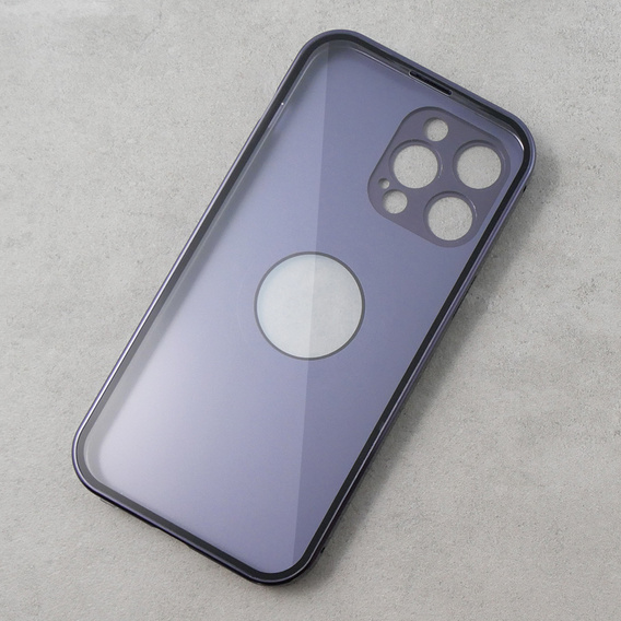 Pouzdro pro iPhone 13 Pro Max, Dual Glass, pro Magsafe, fialové