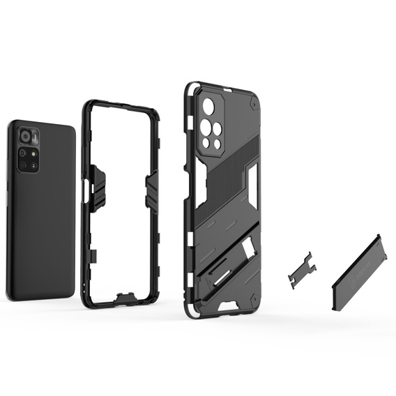 Pouzdro pro Xiaomi Poco M4 Pro 5G / Note 11S 5G, Military kickstand, modré