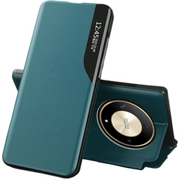 Flipové pouzdro pro Honor Magic 6 Lite 5G, Side View, zelené