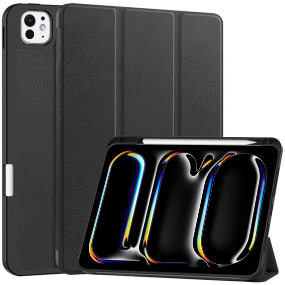 Pouzdro pro iPad Pro 11" 2024 (5 gen.), Smartcase s prostorem pro stylus, černé