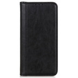 Flipové pouzdro pro Xiaomi Poco F6 Pro, Split Leather, černé