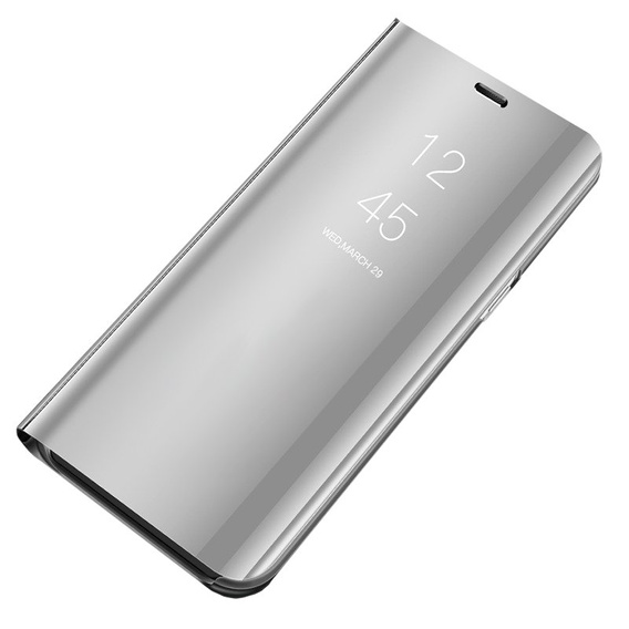 Pouzdro pro Xiaomi 11T / 11T Pro, Clear View, stříbrné