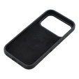 Silikonové pouzdro pro iPhone 17 Pro Max, pro MagSafe, proti nárazu, černé
