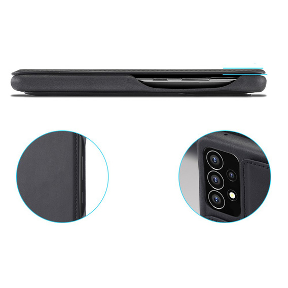 Klopové pouzdro pro Samsung Galaxy A53 5G, LC.IMEEKE, černé