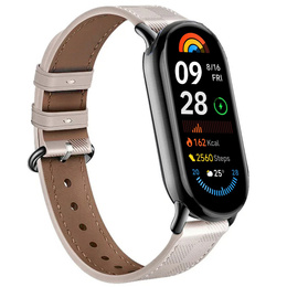Kožený řemínek pro Xiaomi Smart Band 10 / 9 / 8