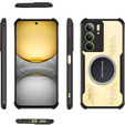Pouzdro pro Realme 14X / Realme C75, s magnetickou fólií, transparentní / černé