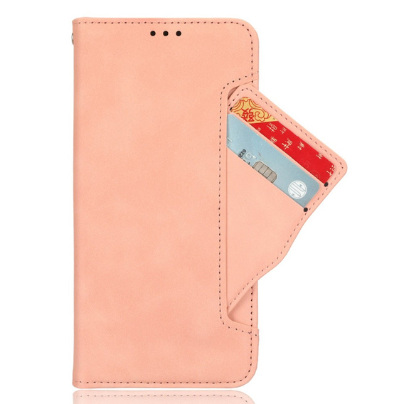 Klopové pouzdro pro Oppo Reno 13F / Oppo Reno 13FS, Card Slot, růžové