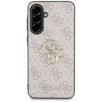 Pouzdro GUESS pro Samsung Galaxy A56 5G, 4G Big Metal Logo, růžové