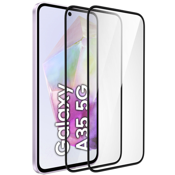 2x keramické hybridní sklo ERBORD pro Samsung Galaxy A35 5G